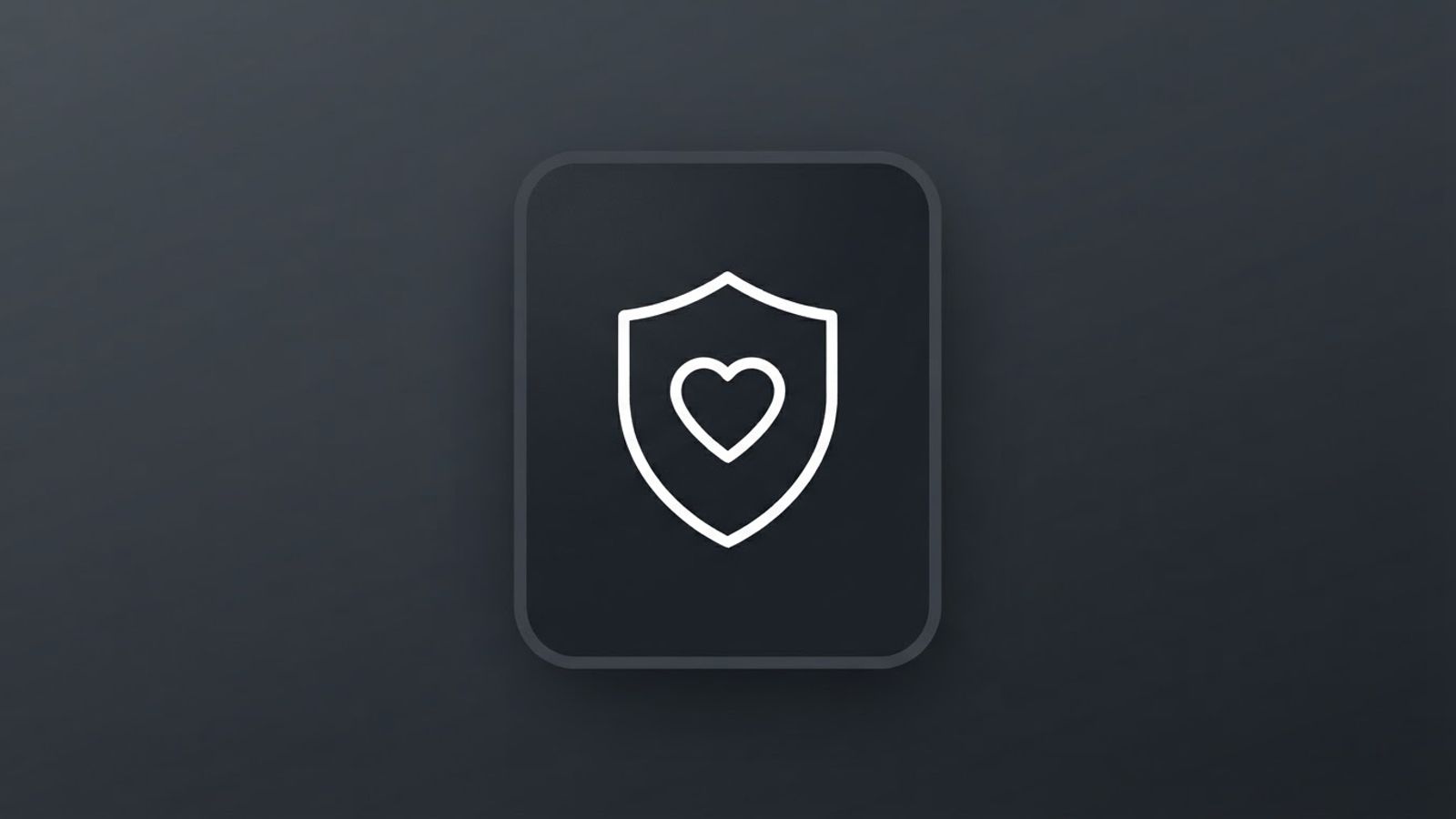 Verantwoord spelen badge met wit schild en hart
